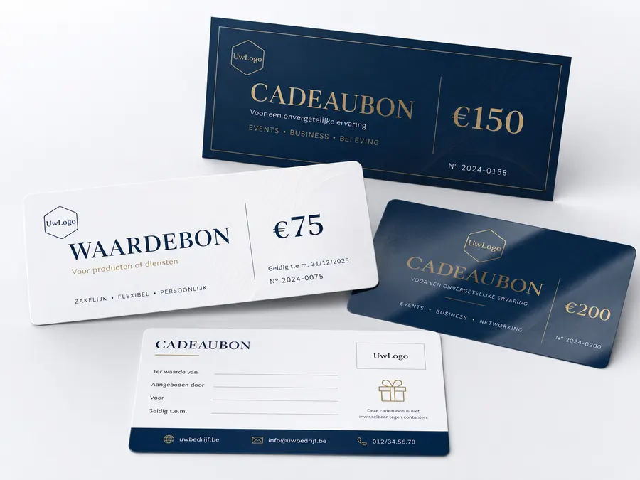 Cadeaubonnen / waardebonnen