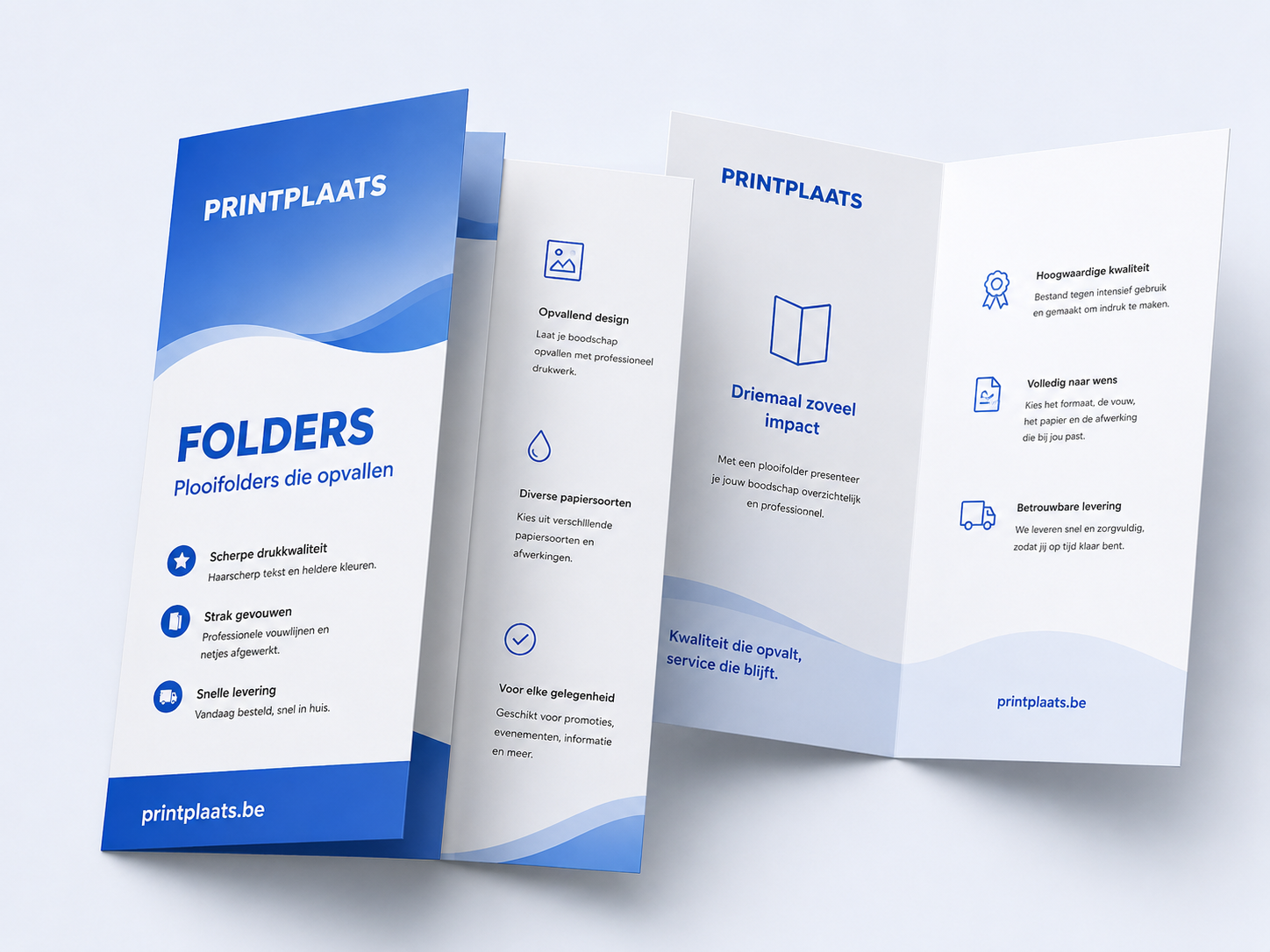 Folders en plooifolders