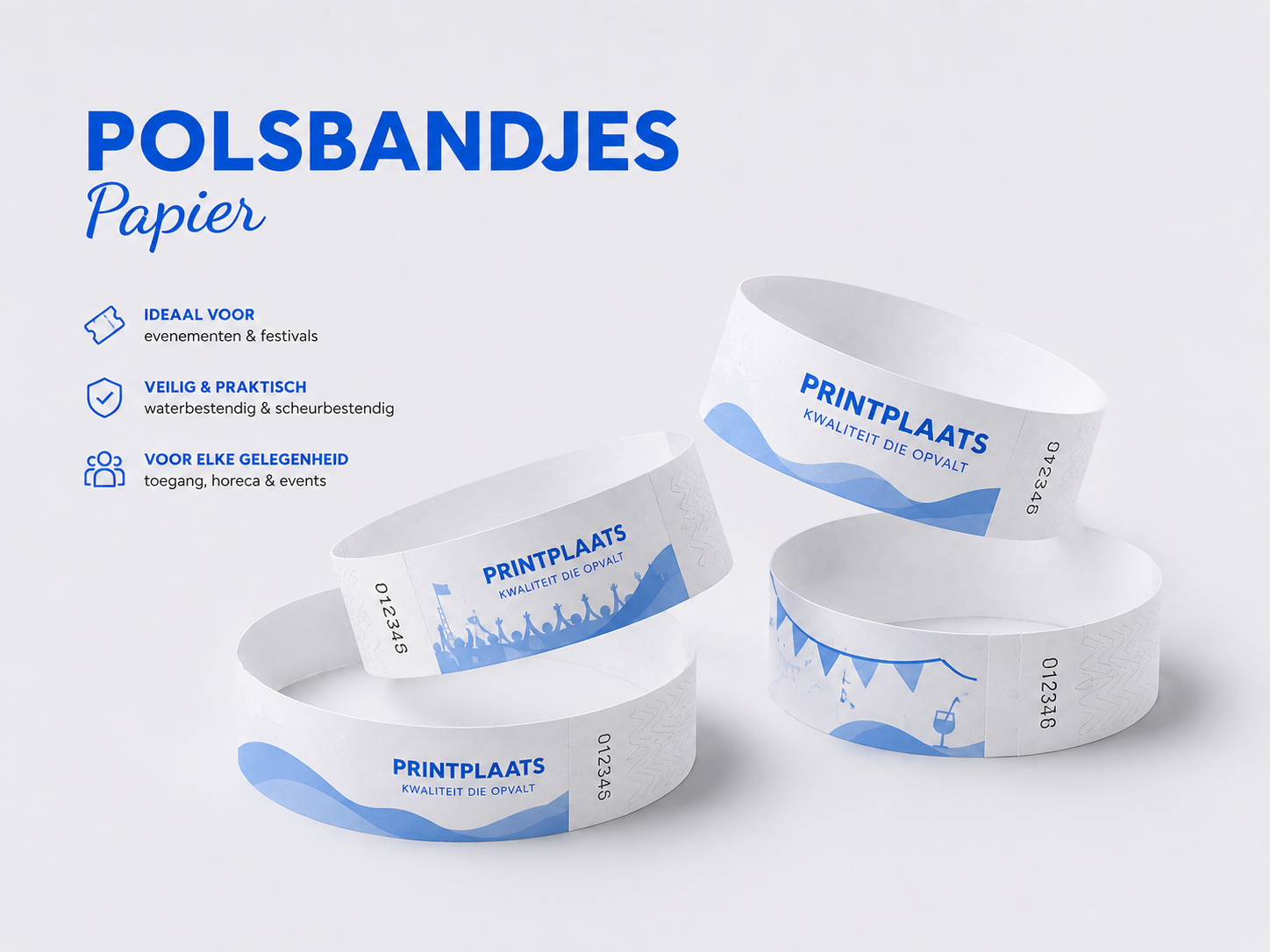 Papieren polsbandjes