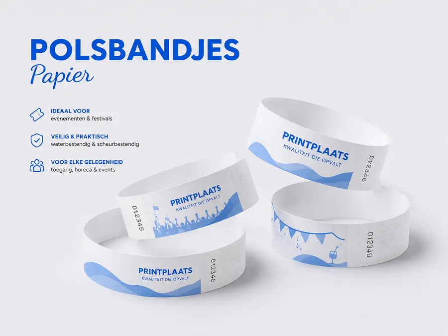 Papieren polsbandjes