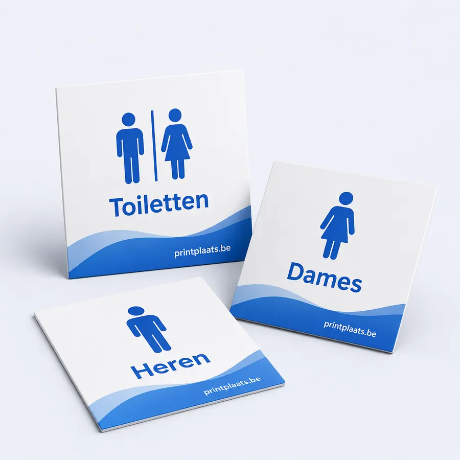Toiletkaartjes en deurbordjes