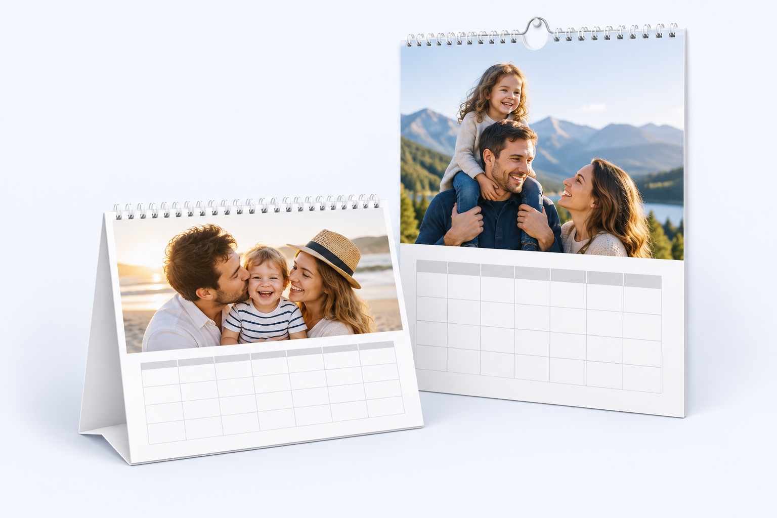 Gepersonaliseerde fotokalender met eigen foto’s