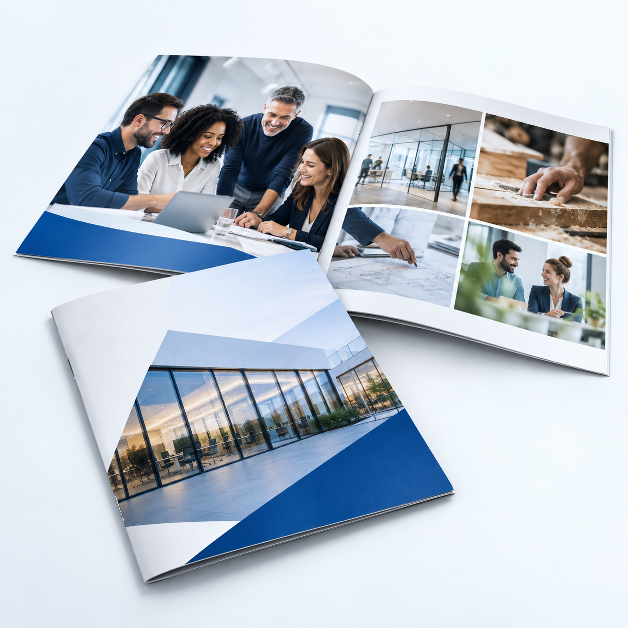 Brochure photo personnalisée avec couverture soft-touch